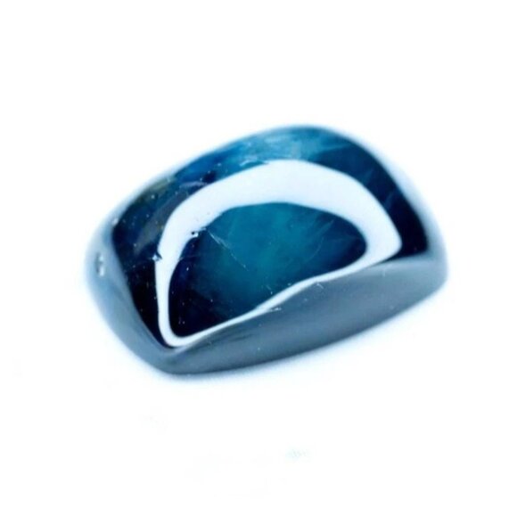 3.90 ct Untreated Deep Blue Sapphire - Natural Cabochon Untreated! - Picture 1 of 10